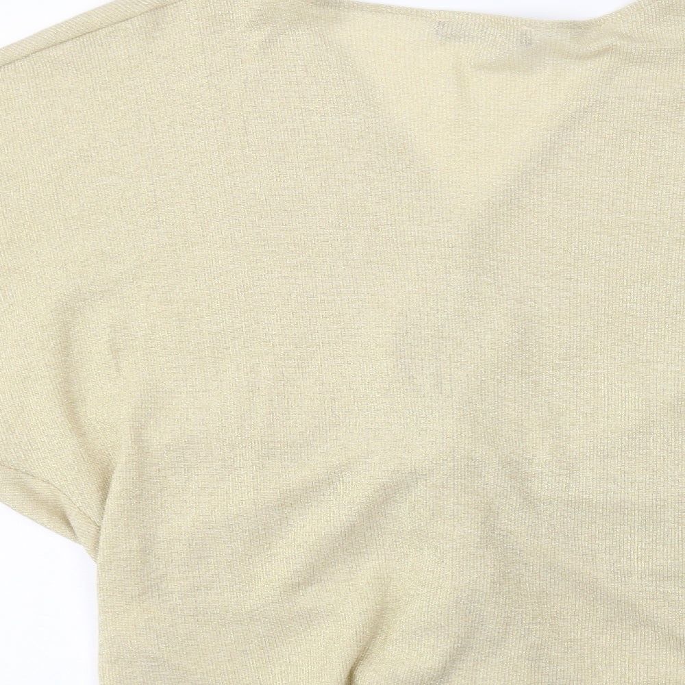 Marks and Spencer Womens Gold   Basic Blouse Size 18