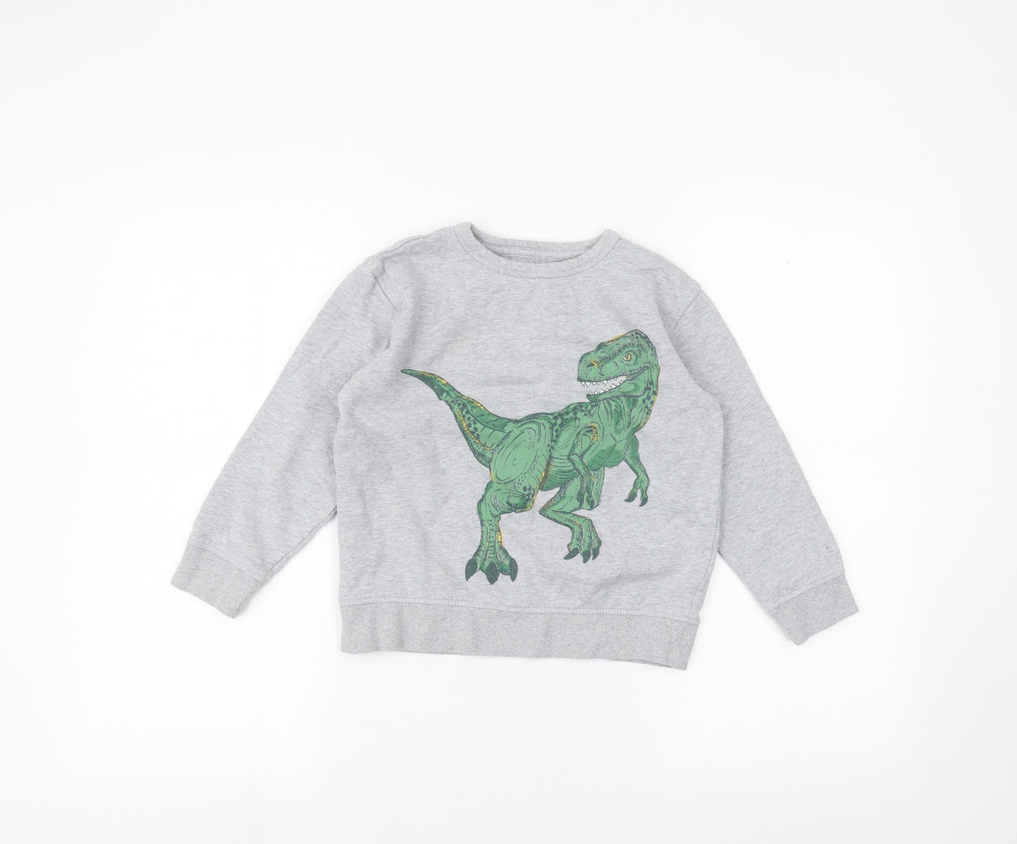 John Lewis Boys Grey   Pullover Jumper Size 7 Years