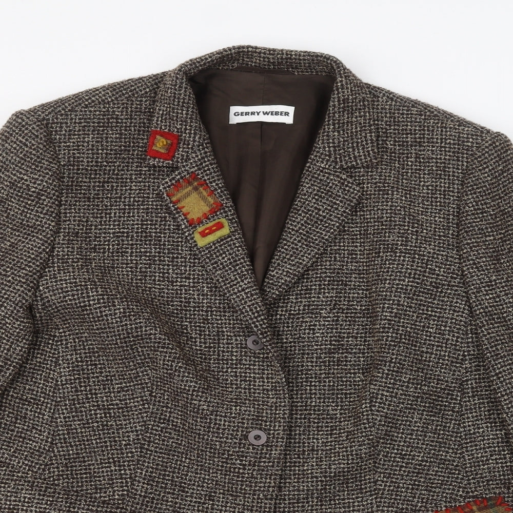 Gerry Weber Womens Brown   Jacket  Size 18