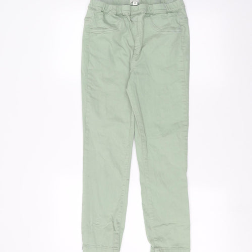 White Stuff Womens Green   Skinny Jeans Size 12 L24 in