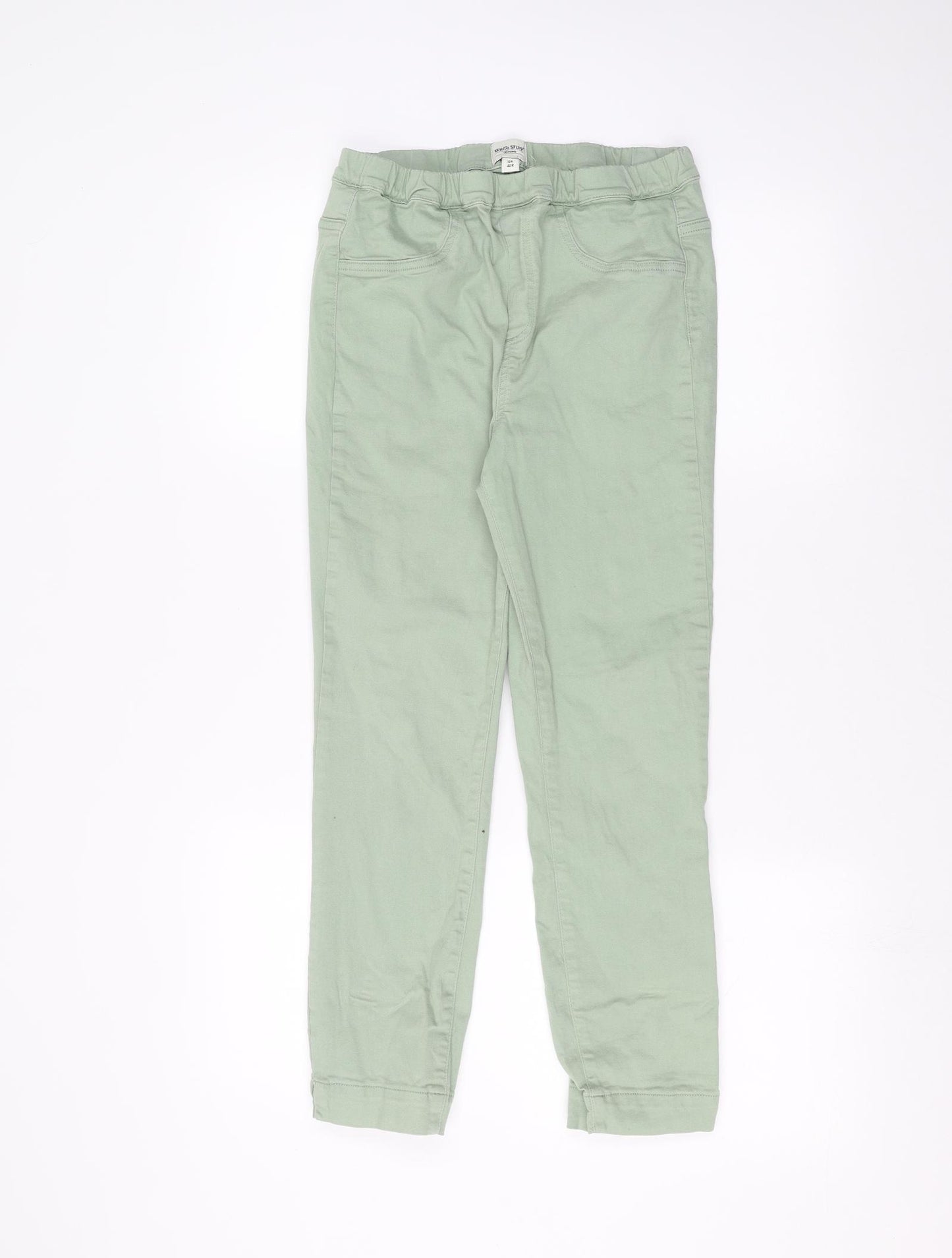 White Stuff Womens Green   Skinny Jeans Size 12 L24 in