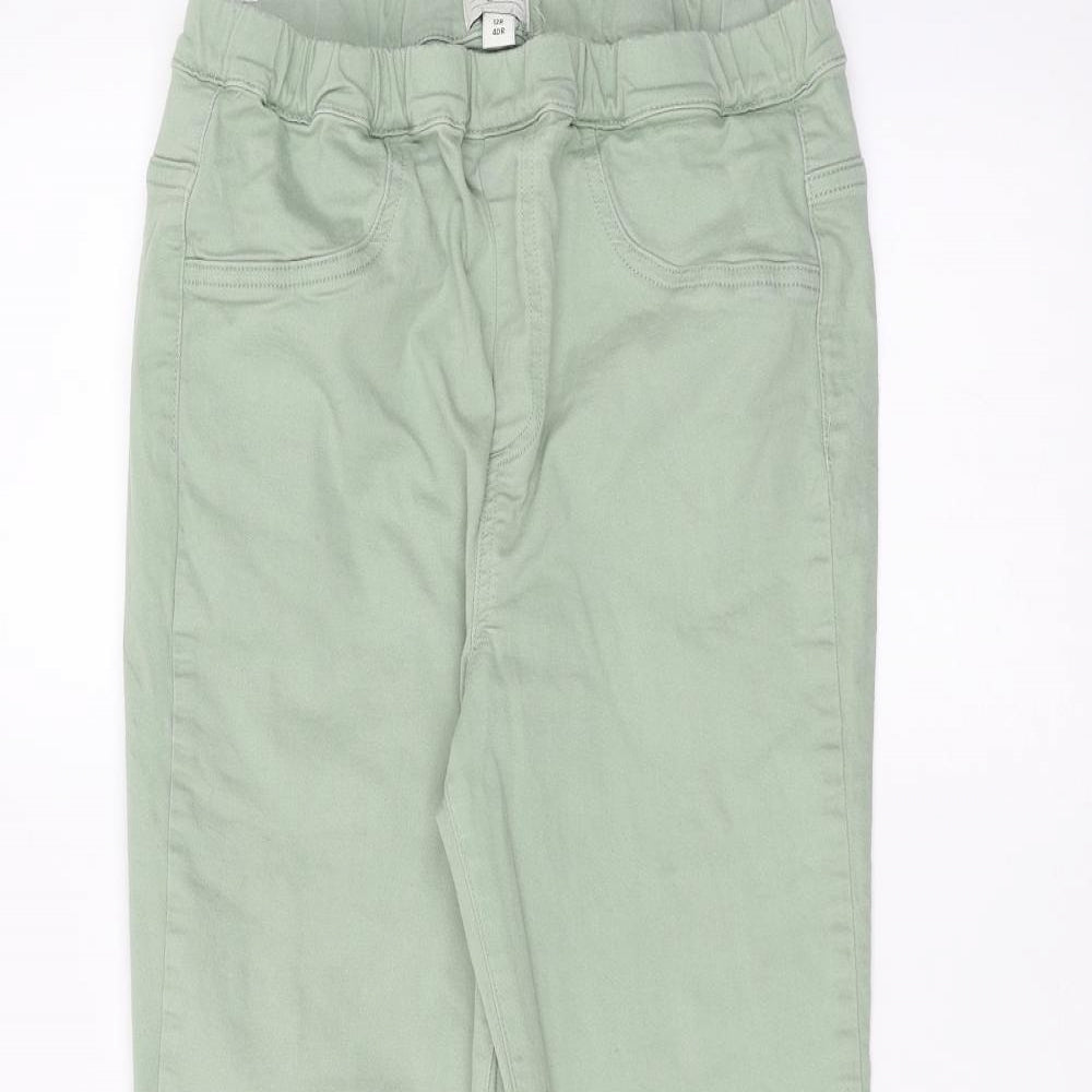 White Stuff Womens Green   Skinny Jeans Size 12 L24 in