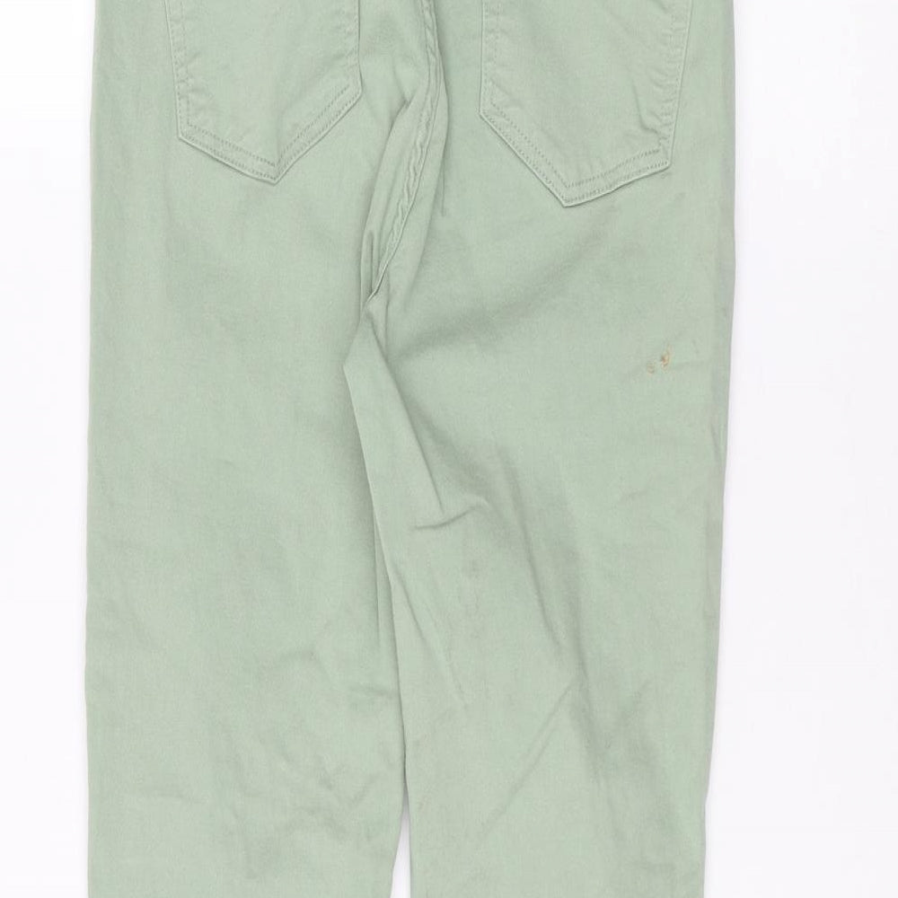 White Stuff Womens Green   Skinny Jeans Size 12 L24 in