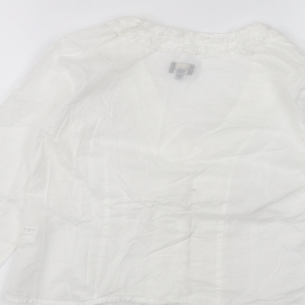 ken Womens White   Cardigan Jumper Size 8