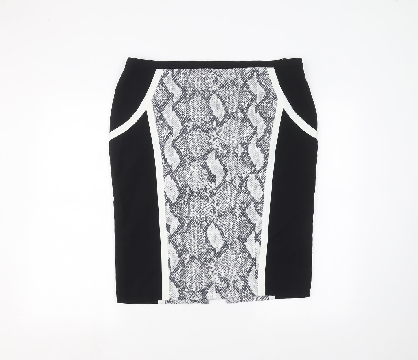 Marks and Spencer Womens Black   A-Line Skirt Size 16