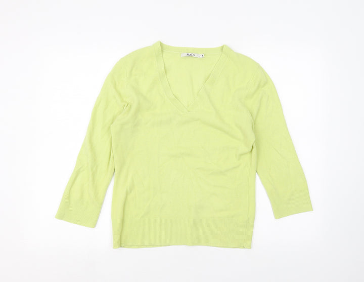 M&Co Womens Green   Basic T-Shirt Size M