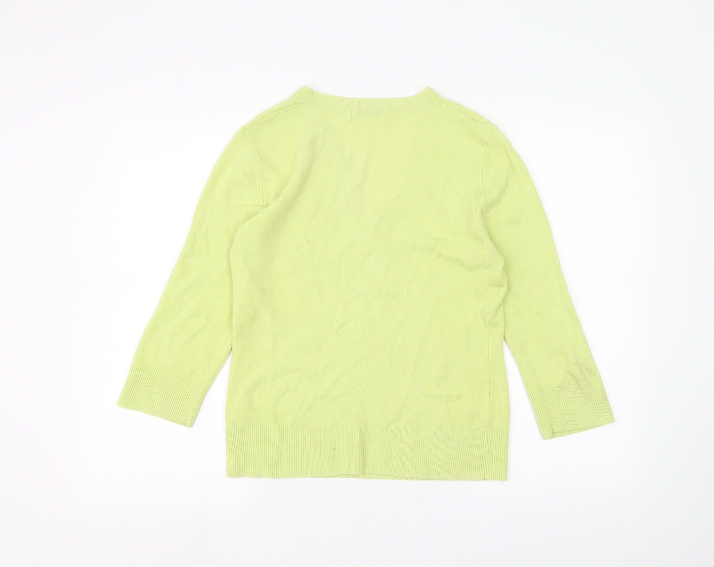M&Co Womens Green   Basic T-Shirt Size M