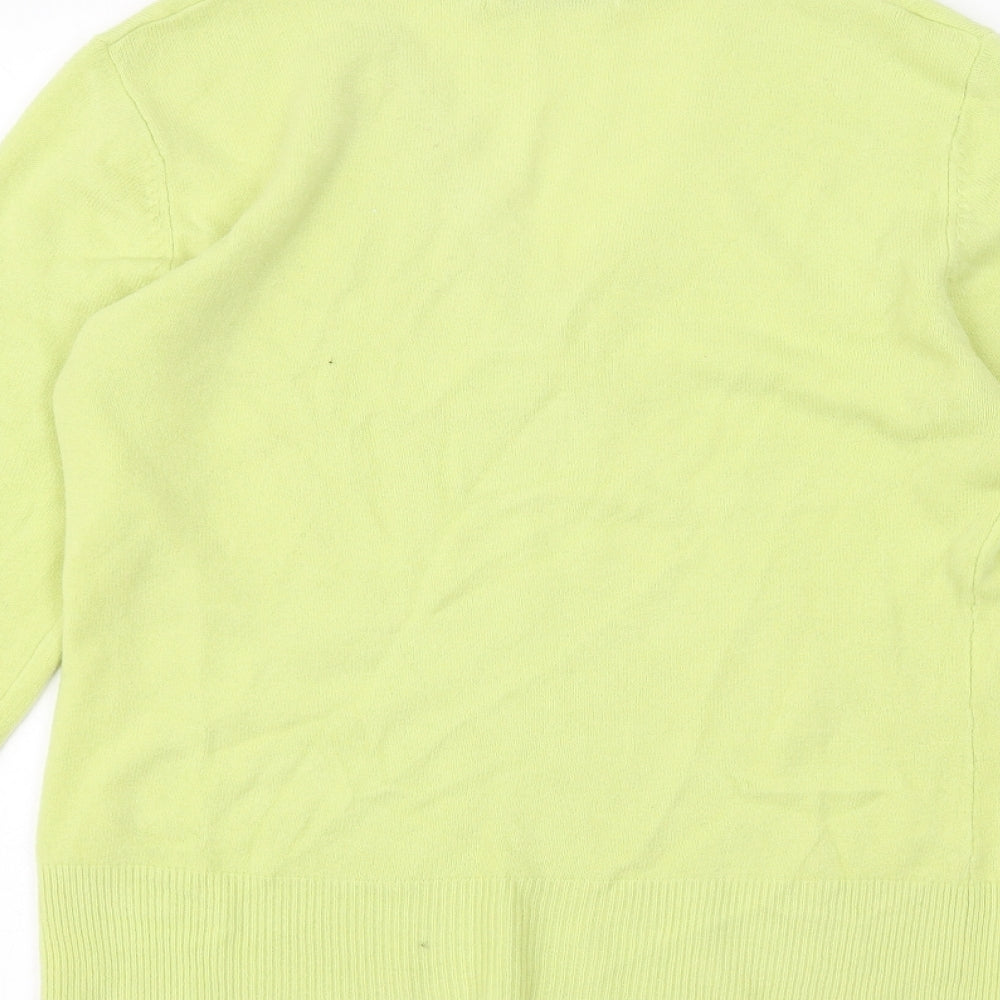 M&Co Womens Green   Basic T-Shirt Size M