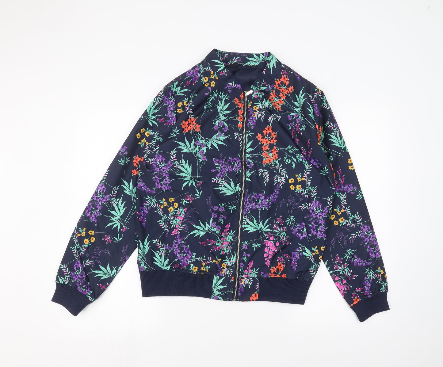 Bonmarché Womens Blue Floral  Jacket  Size 12