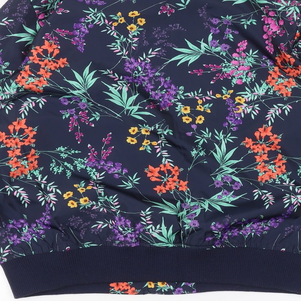 Bonmarché Womens Blue Floral  Jacket  Size 12