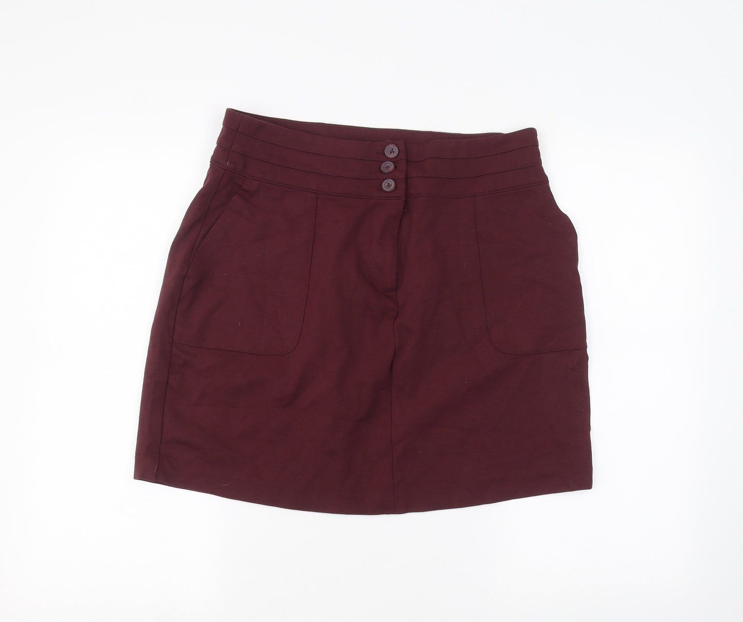 Marks and Spencer Womens Red   A-Line Skirt Size 14
