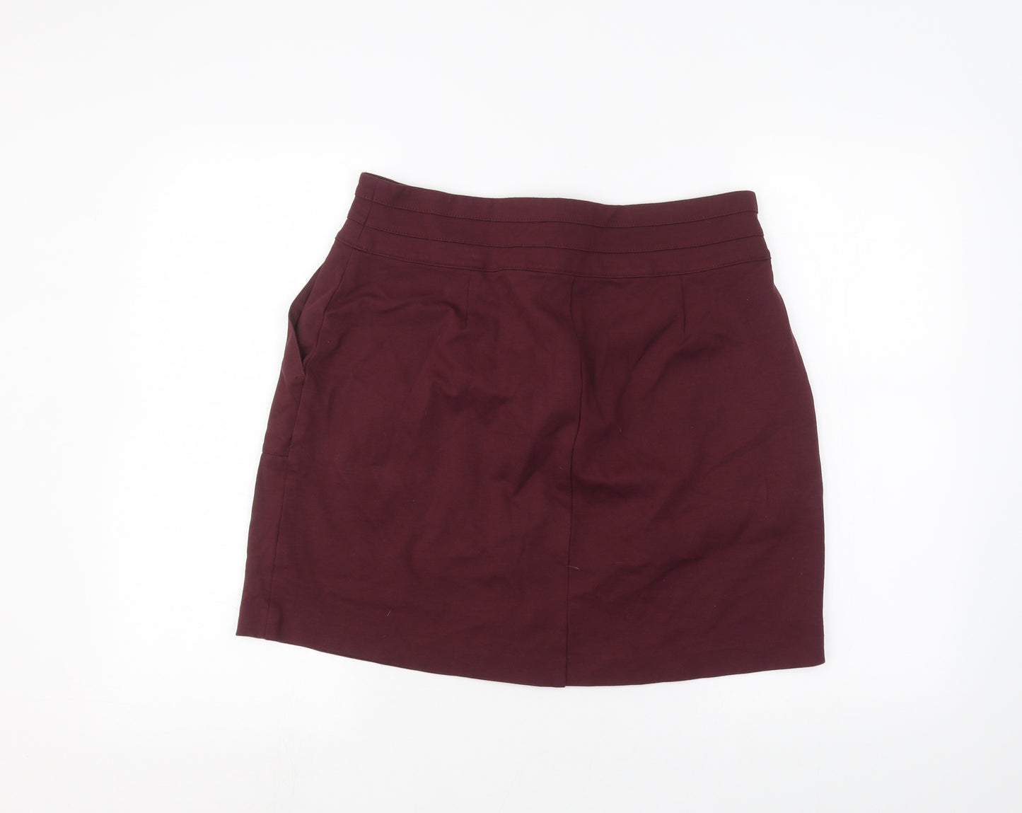 Marks and Spencer Womens Red   A-Line Skirt Size 14