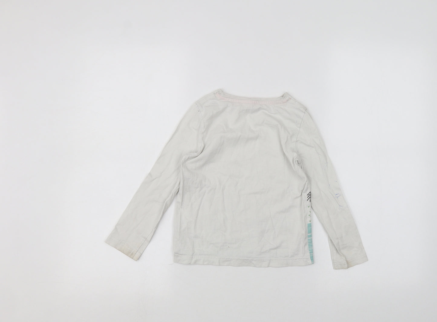 Nutmeg Boys White   Basic T-Shirt Size 4 Years