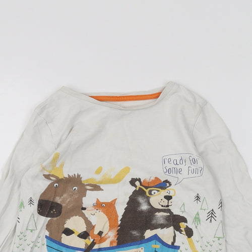 Nutmeg Boys White   Basic T-Shirt Size 4 Years