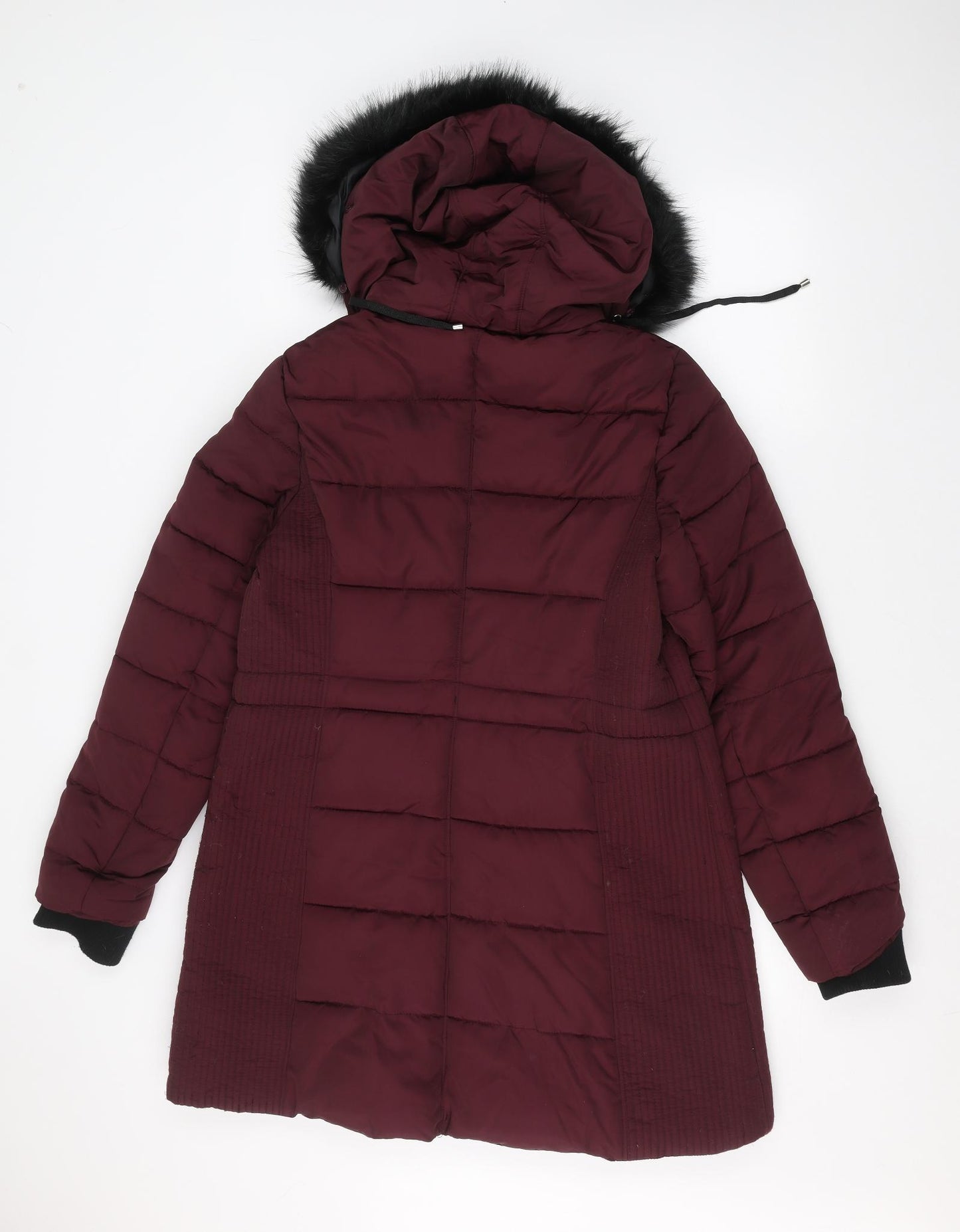 Papaya Womens Purple   Parka Coat Size 14