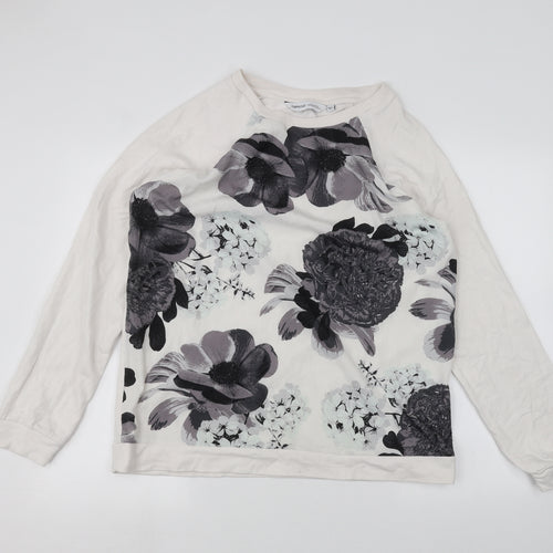 Capsule Womens White   Pullover Jumper Size 12