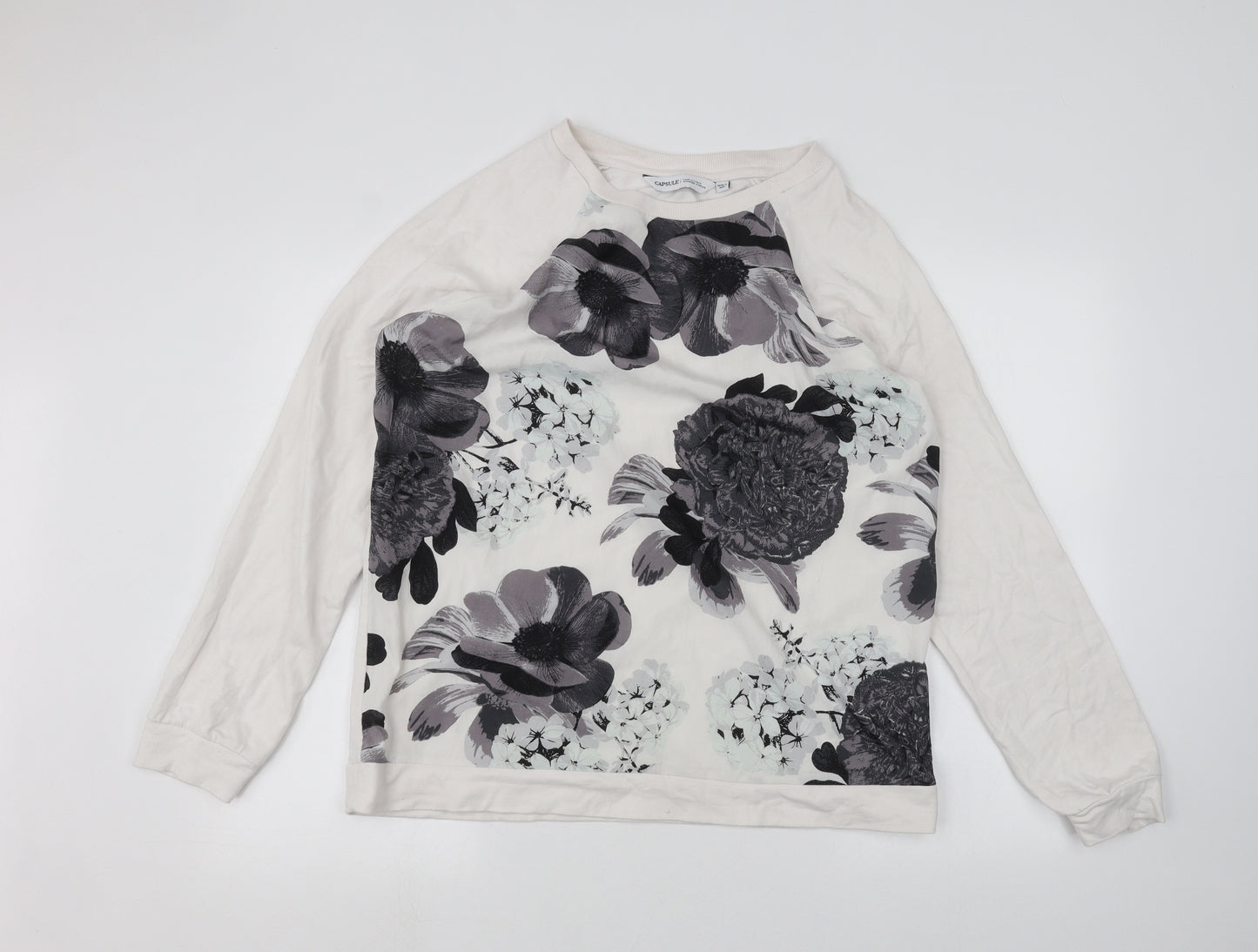 Capsule Womens White   Pullover Jumper Size 12
