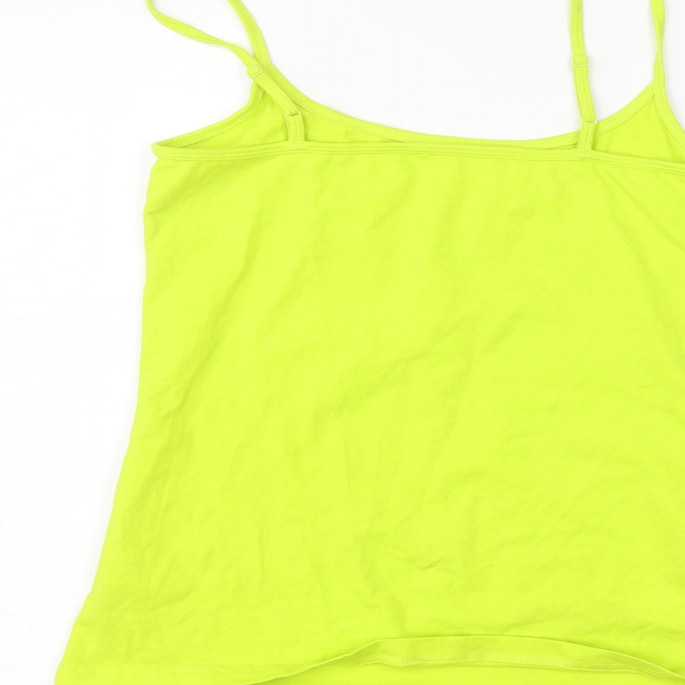 Papaya Womens Yellow   Basic T-Shirt Size 14
