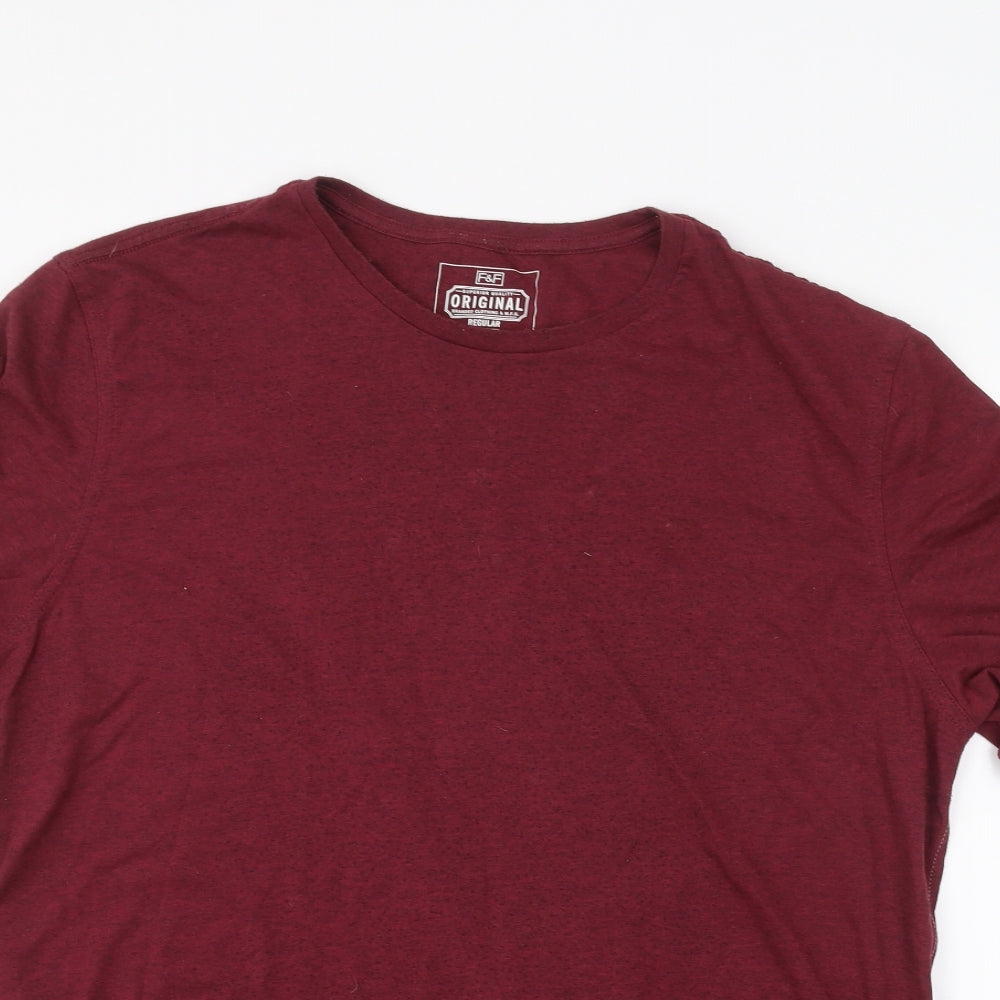 F&F Mens Red    T-Shirt Size XL