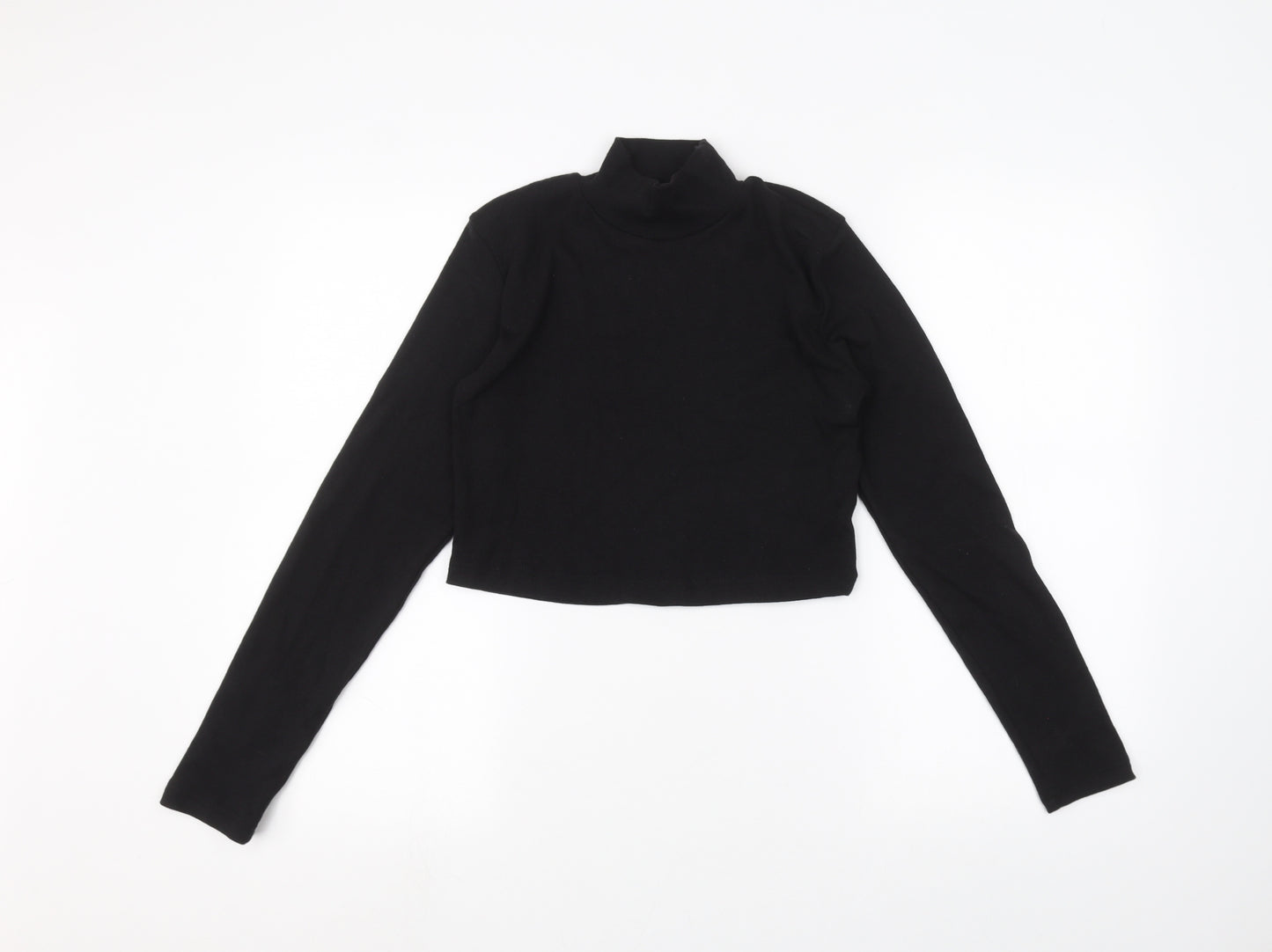Missguided Womens Black   Basic T-Shirt Size 10