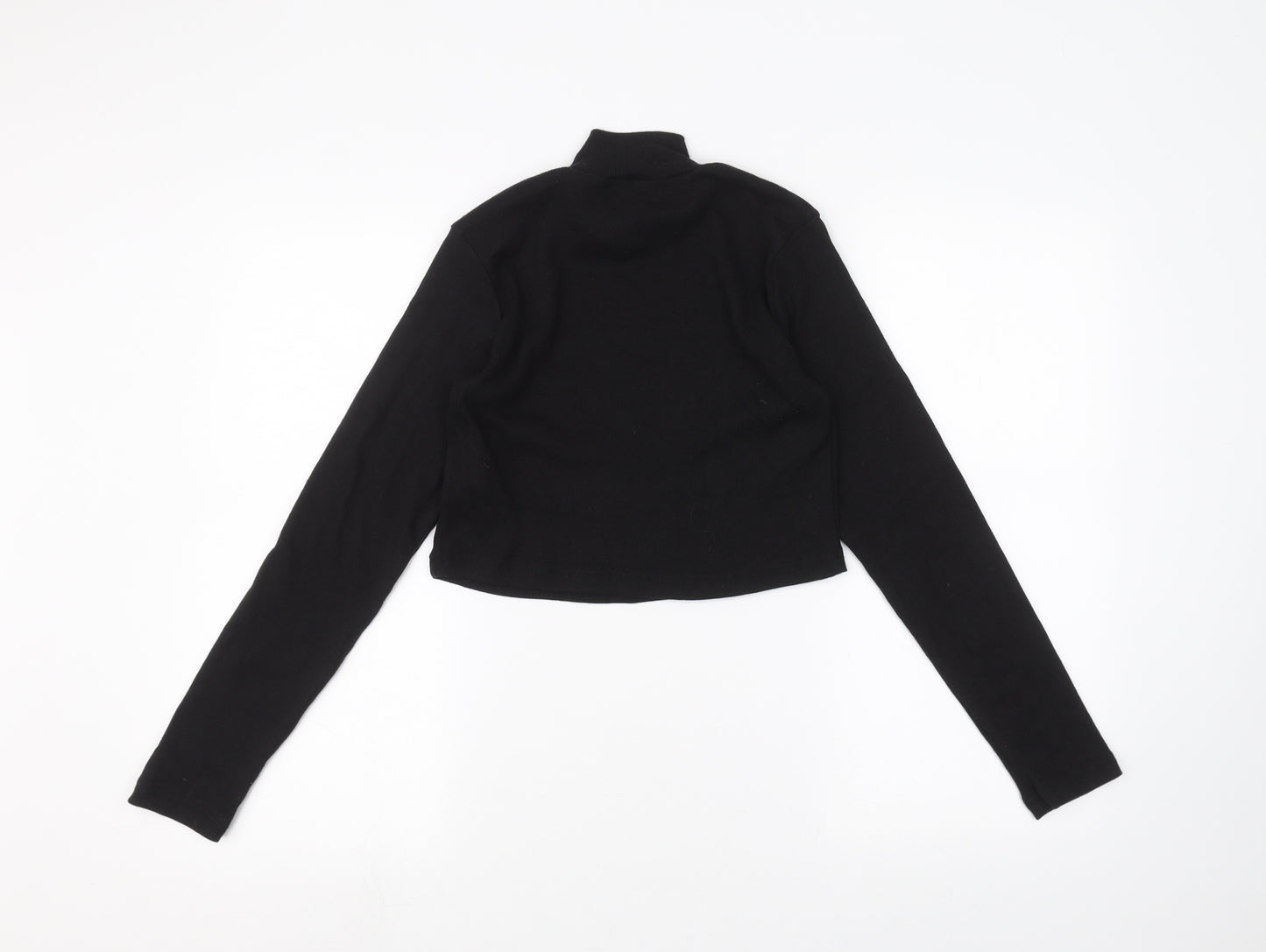 Missguided Womens Black   Basic T-Shirt Size 10