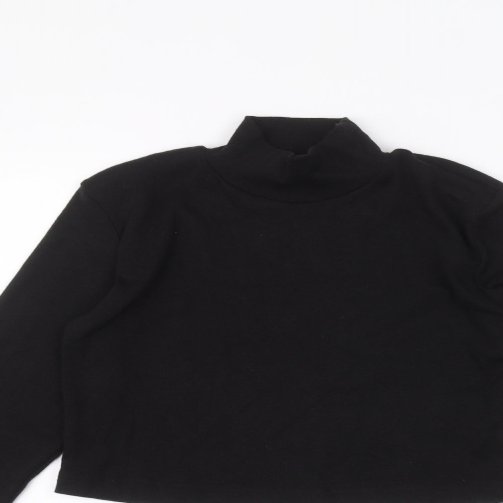 Missguided Womens Black   Basic T-Shirt Size 10