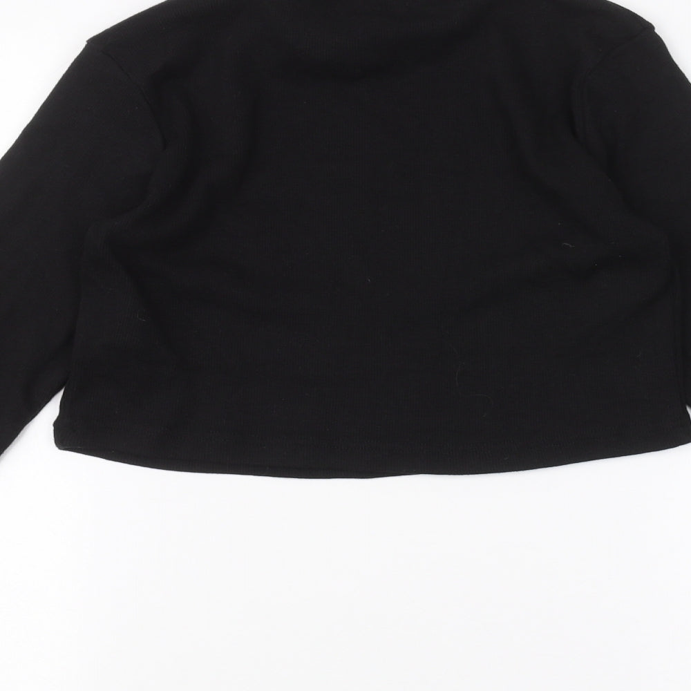 Missguided Womens Black   Basic T-Shirt Size 10