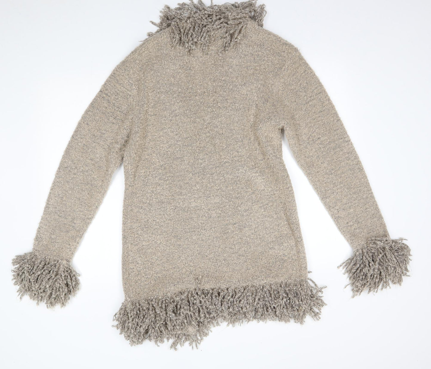 TU Womens Beige   Cardigan Jumper Size 14