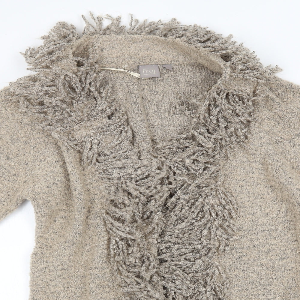 TU Womens Beige   Cardigan Jumper Size 14