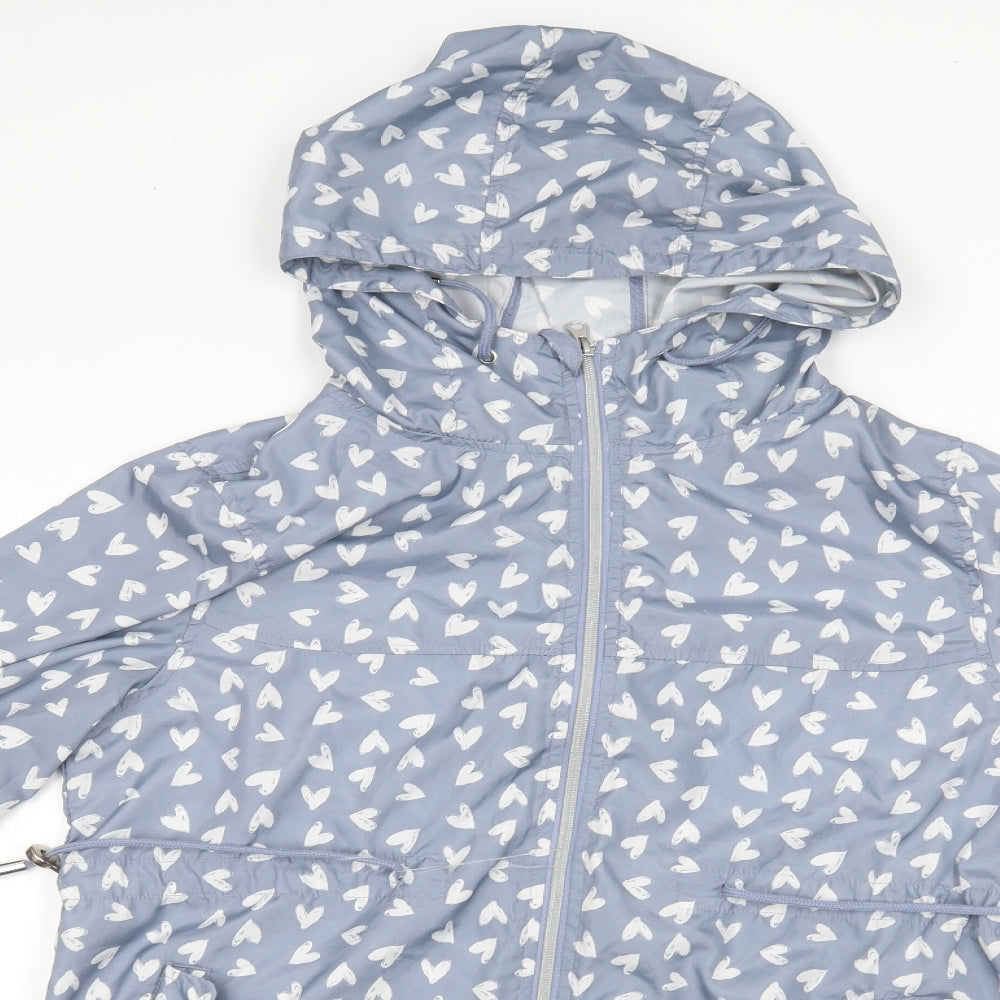 Primark Womens Blue   Parka Coat Size M  - parka in a pocket