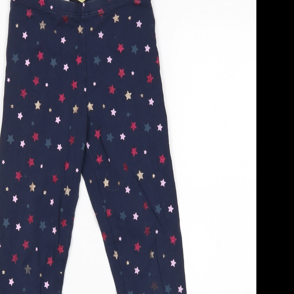 John Lewis Girls Blue    Pyjama Pants Size 9 Years  - star pattern