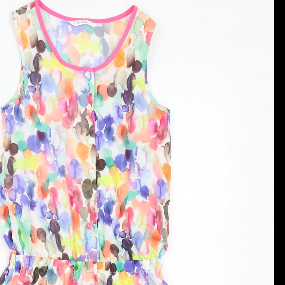 Matalan Girls Multicoloured   Romper One-Piece Size 10-11 Years