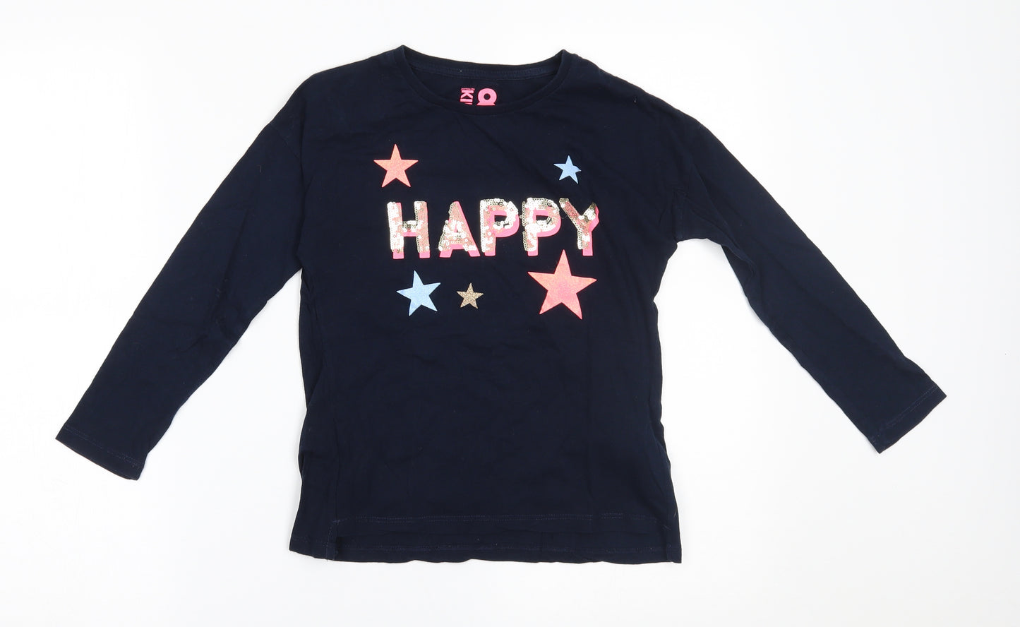 Cotton On Kids Girls Blue   Basic T-Shirt Size 8 Years