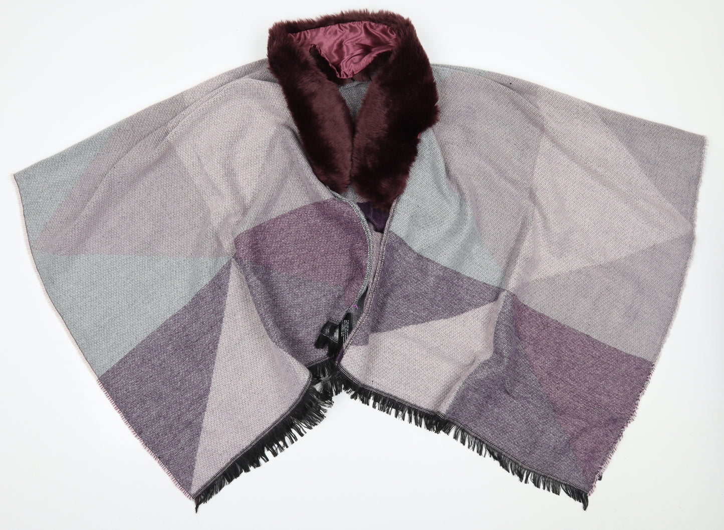Roman Womens Purple   Cape Jumper One Size