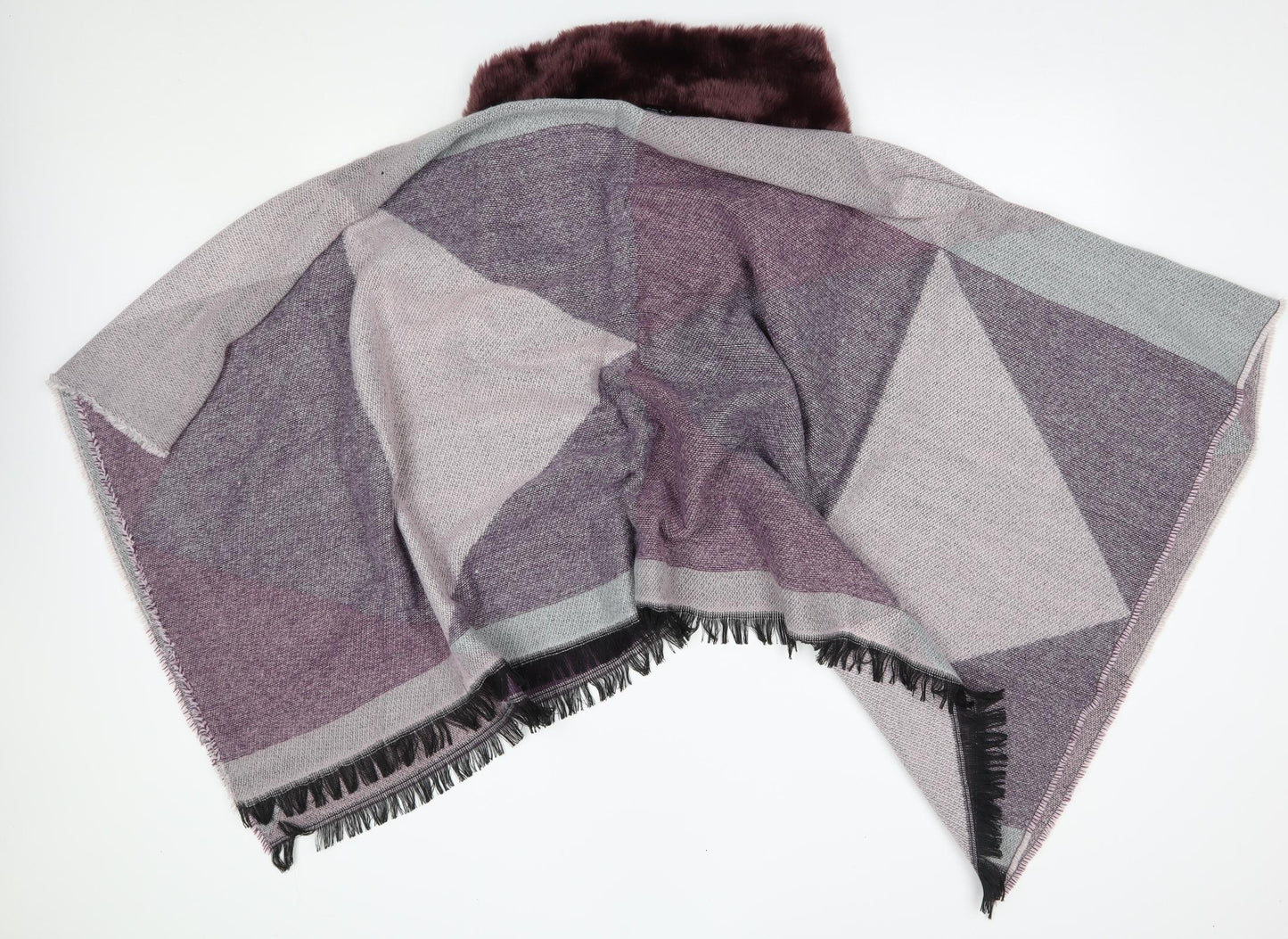 Roman Womens Purple   Cape Jumper One Size