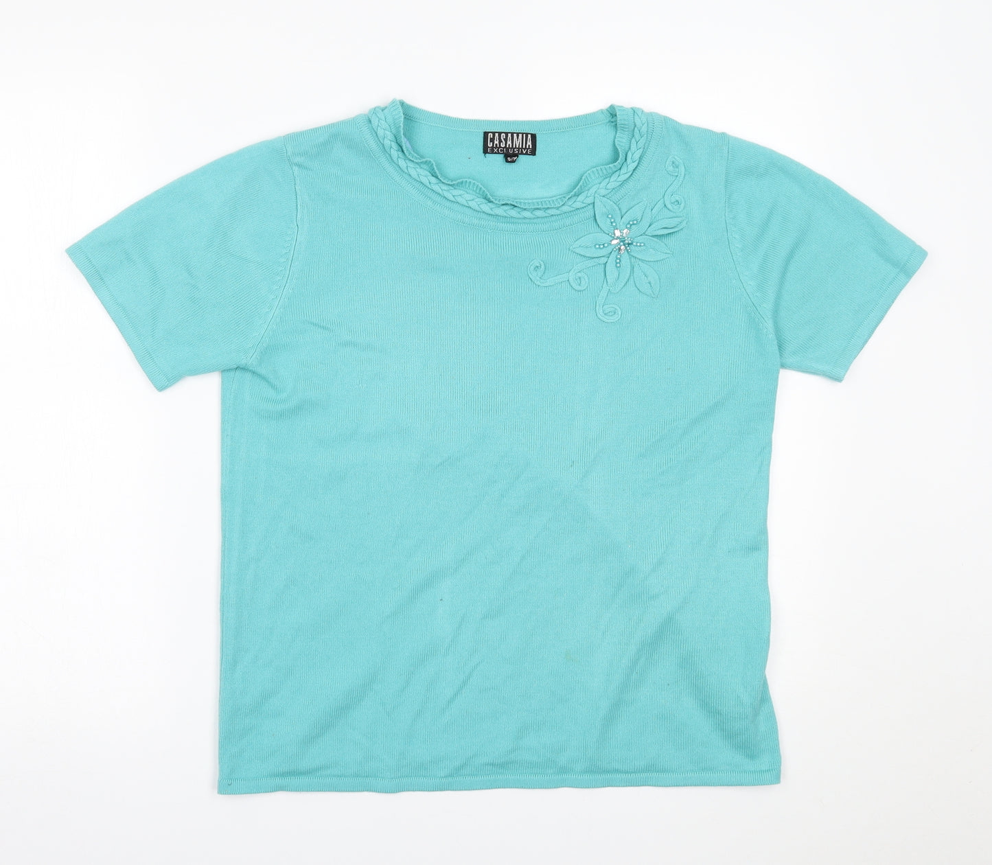 casamia Womens Blue   Basic T-Shirt Size S