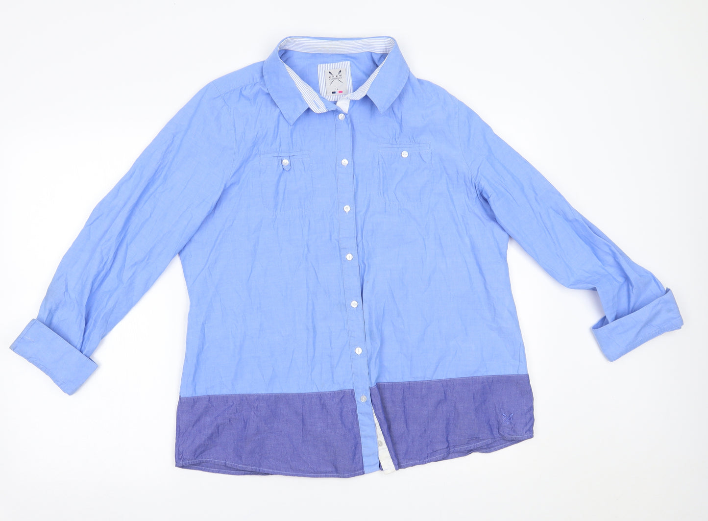 CCC Womens Blue   Basic Button-Up Size 16