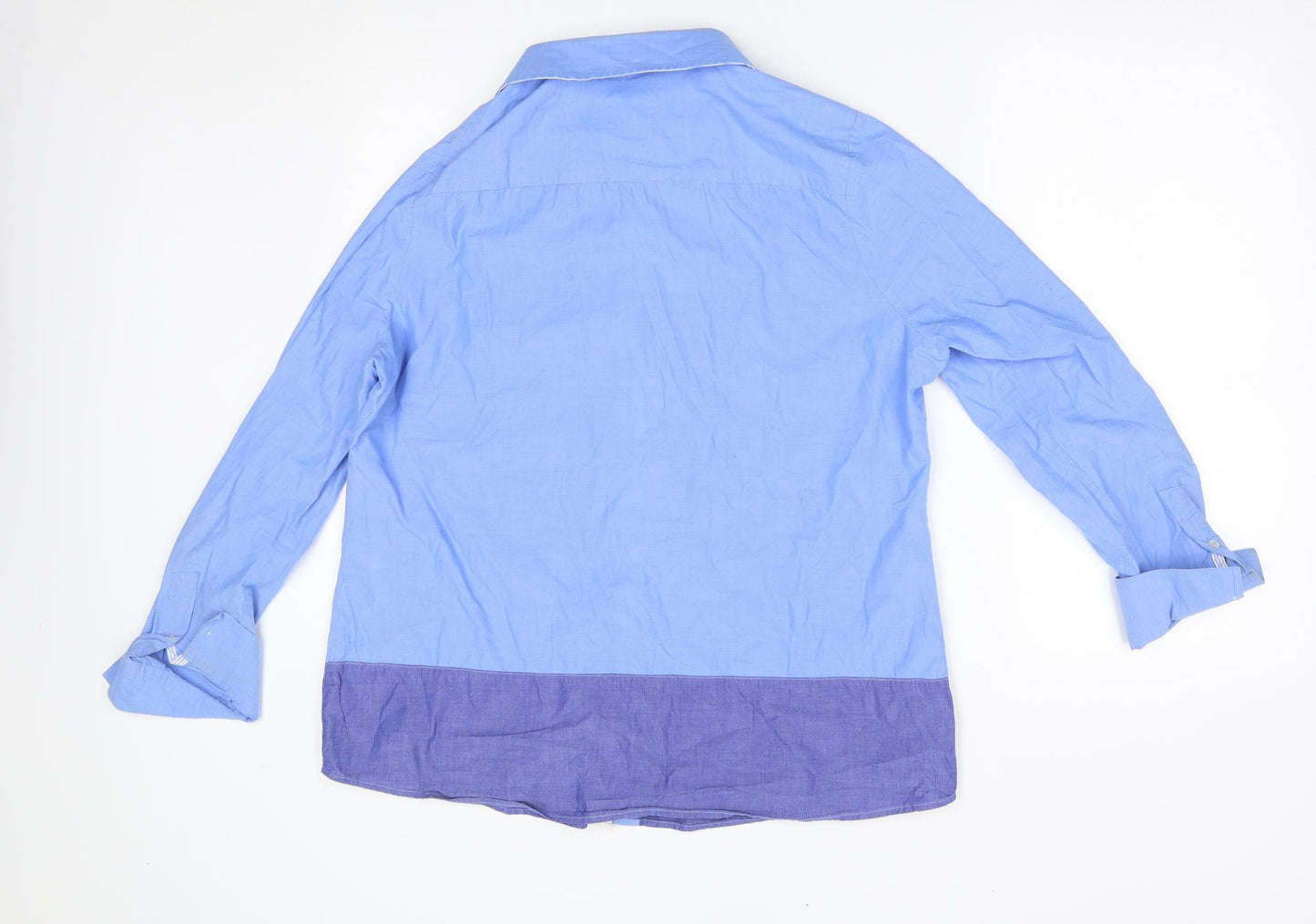 CCC Womens Blue   Basic Button-Up Size 16
