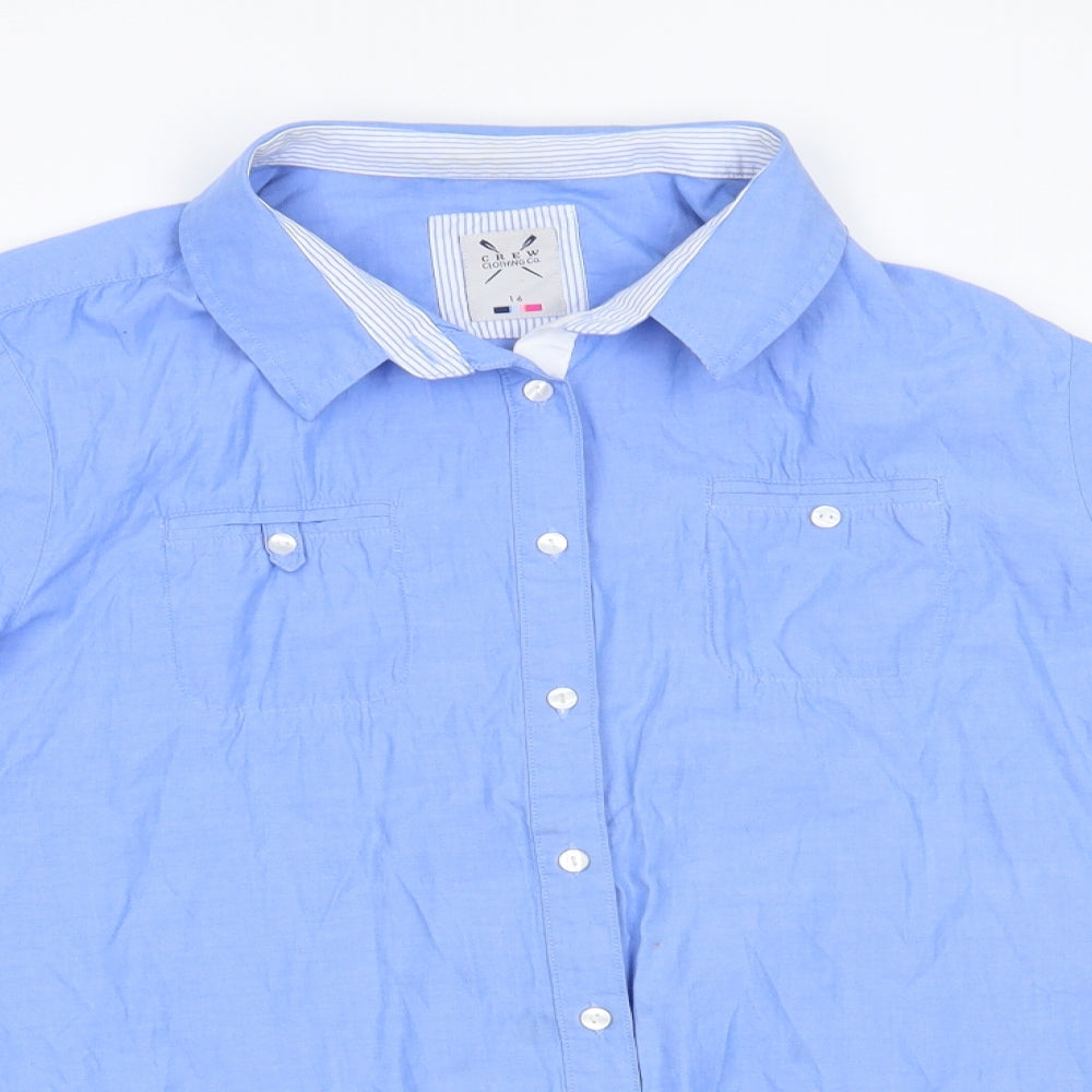 CCC Womens Blue   Basic Button-Up Size 16