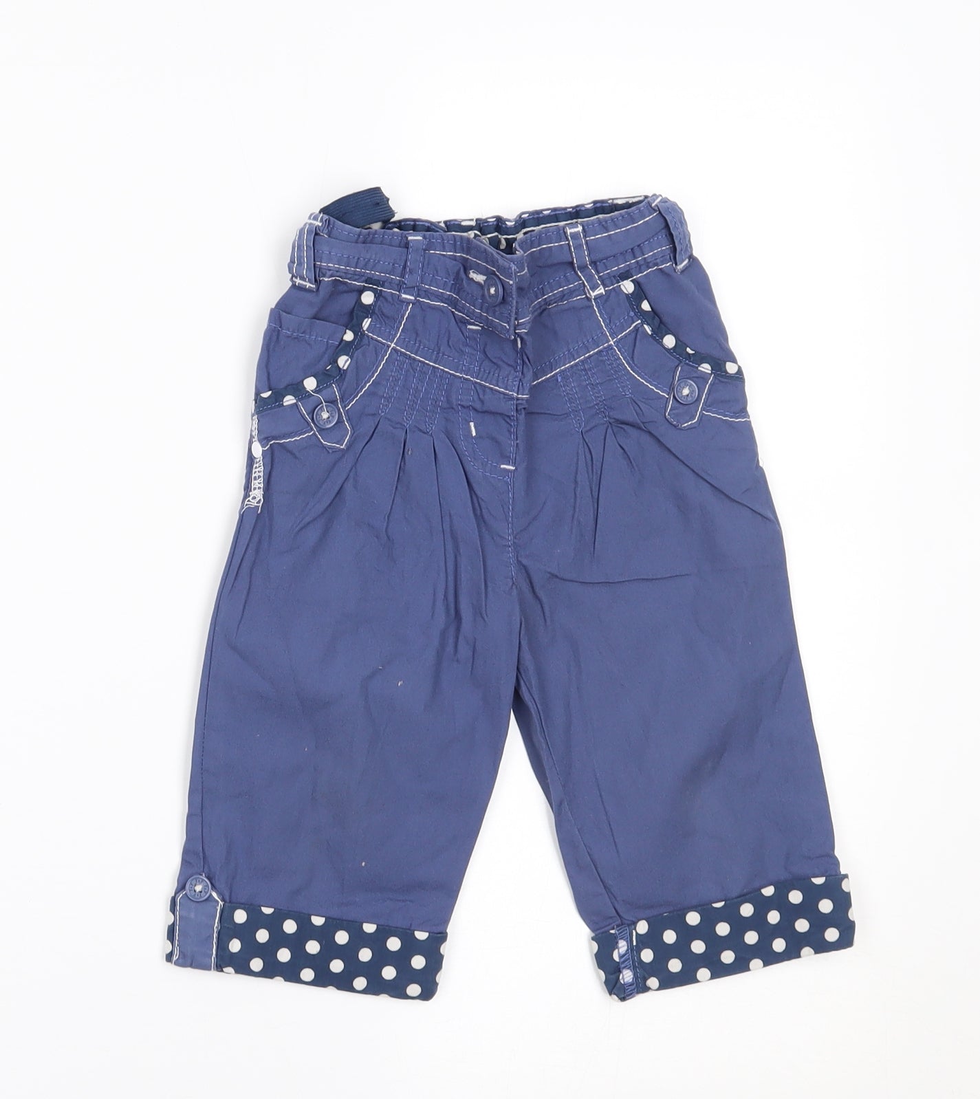 F&F Girls Blue   Windbreaker Trousers Size 3-4 Years