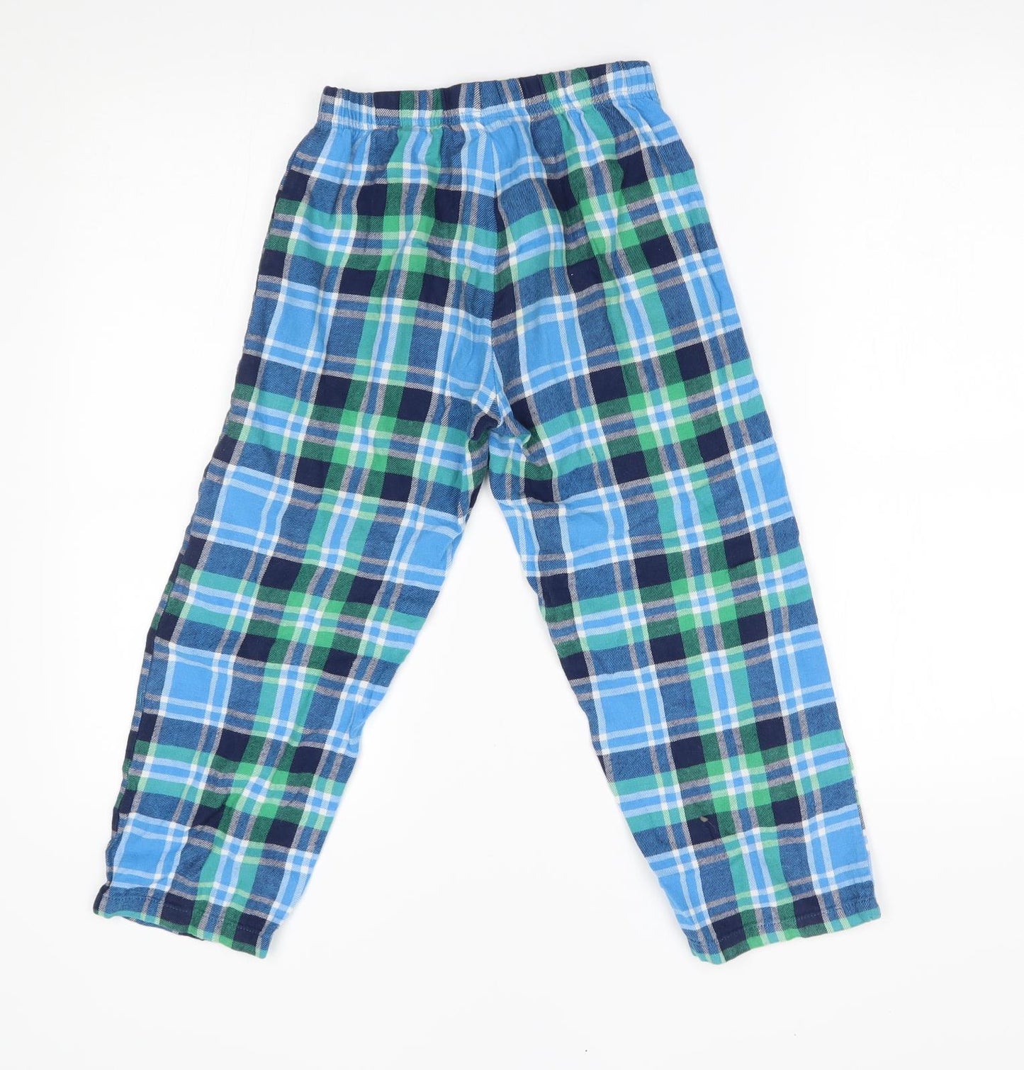George Boys Blue Plaid   Pyjama Pants Size 8-9 Years