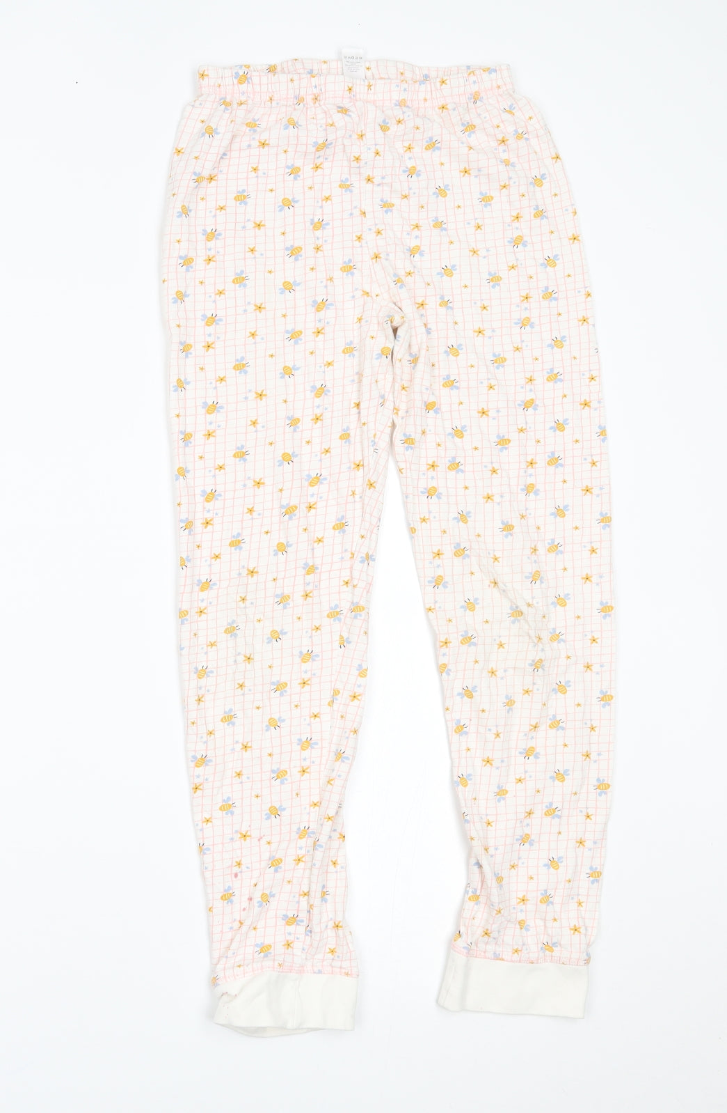 TU Girls White    Pyjama Pants Size 11-12 Years  - bees