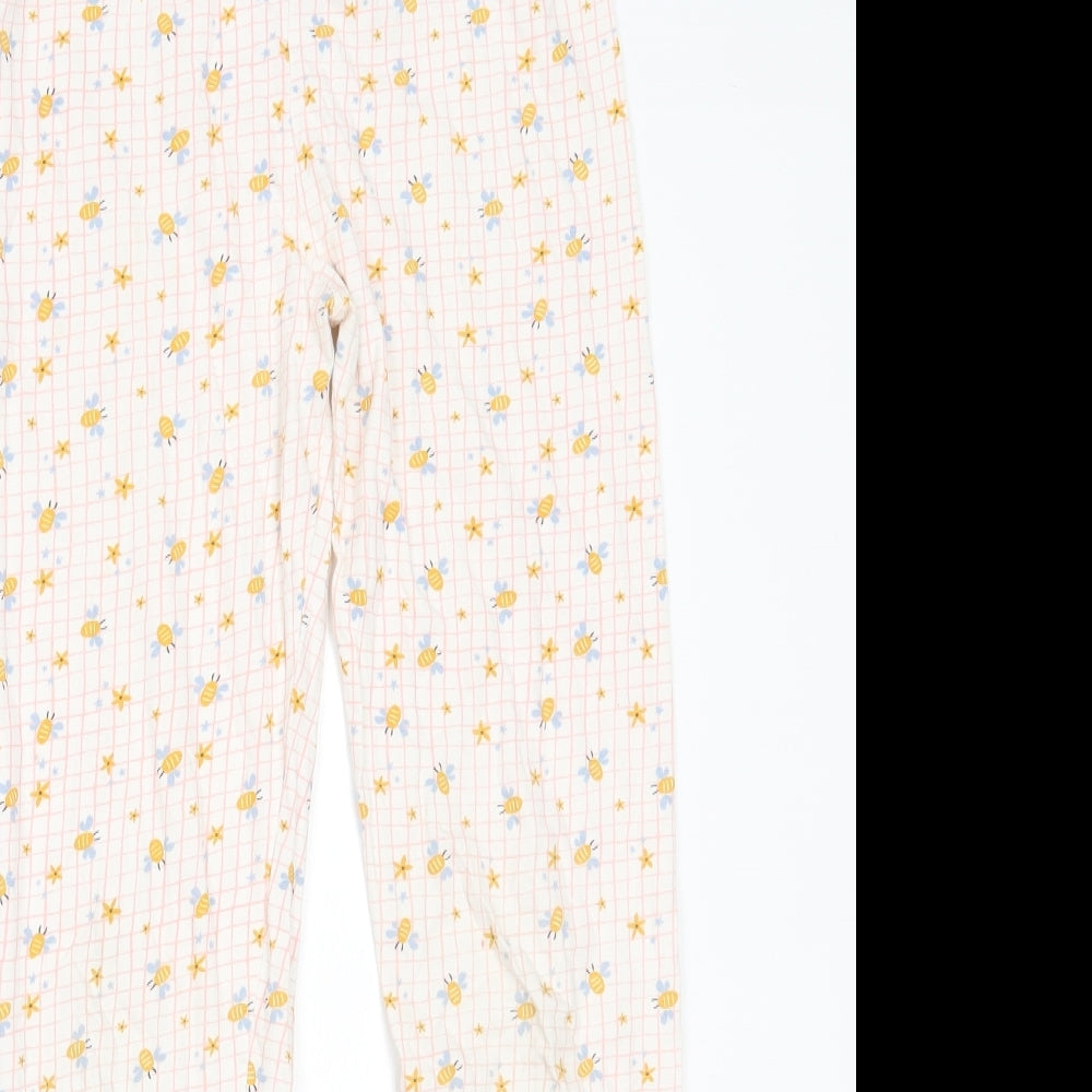 TU Girls White    Pyjama Pants Size 11-12 Years  - bees