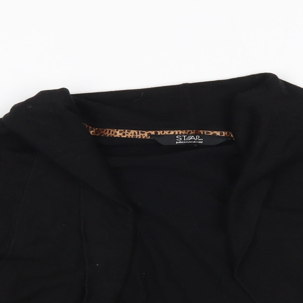 Julian Macdonald Womens Black   Shrug Jumper Size 16
