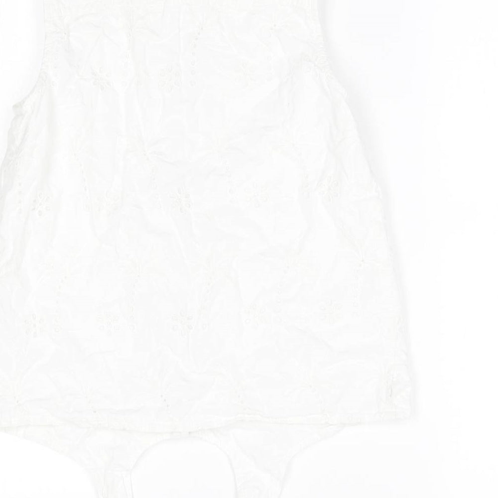 TU Womens White   Basic Button-Up Size 12