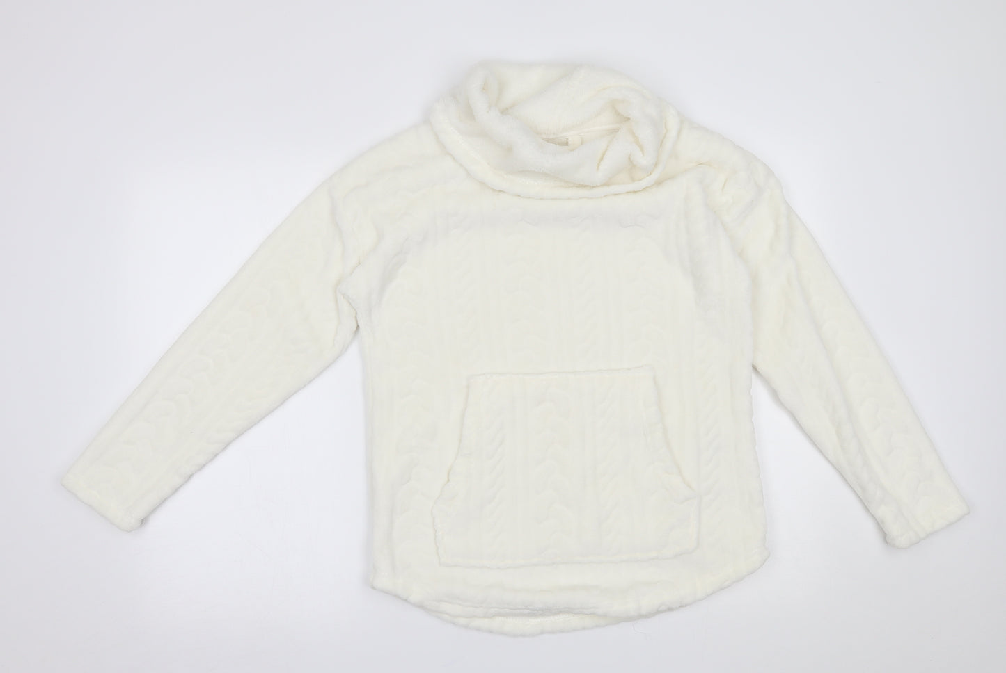 Nutmeg Womens White   Pullover Jumper Size 8  - loungewear
