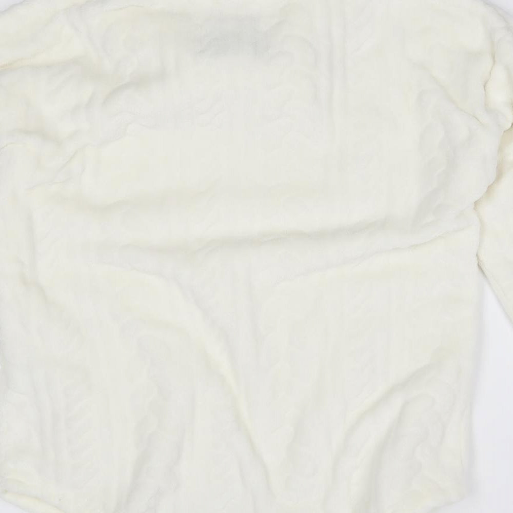 Nutmeg Womens White   Pullover Jumper Size 8  - loungewear