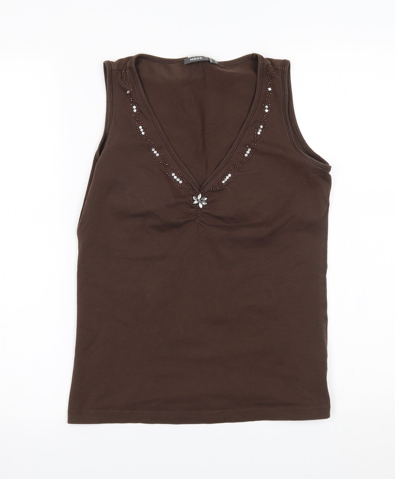Mexx Womens Brown   Basic Blouse Size M