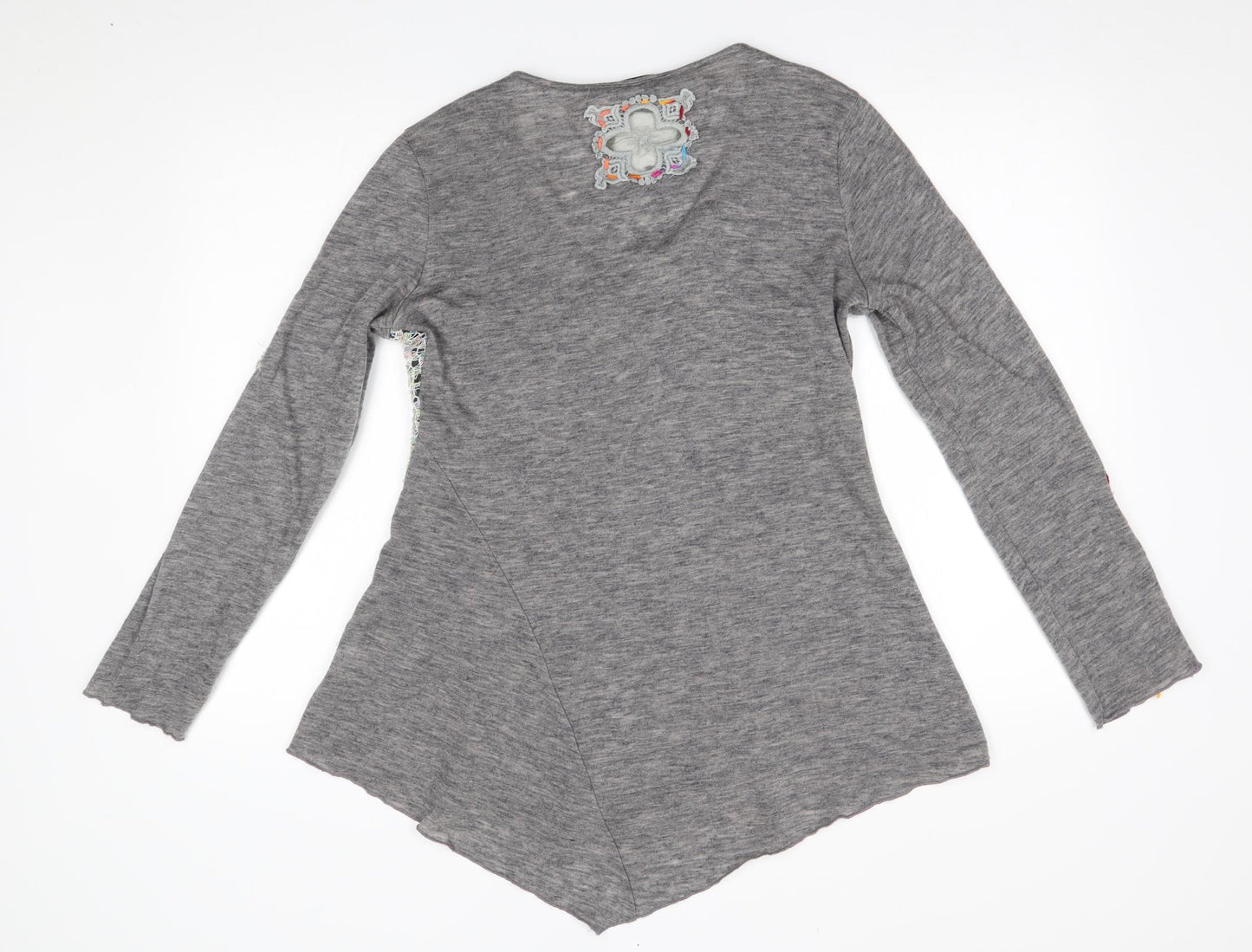 Peruggi Womens Grey   Basic Blouse Size L