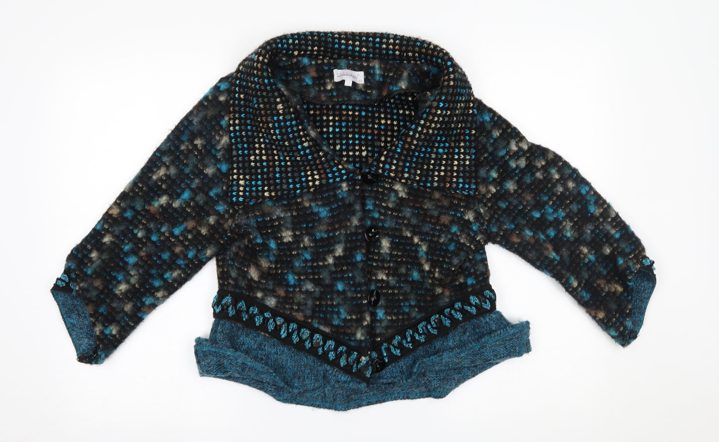 tarsiani Womens Black   Cardigan Jumper Size 12